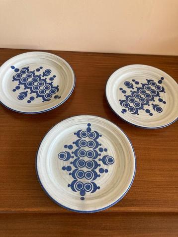 Set van 3 West Germany gebaksbordjes  beschikbaar voor biedingen