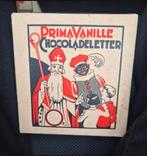 Doosje chocoladeletter Prima Vanille zwarte piet sinterklaas, Ophalen of Verzenden, Gebruikt