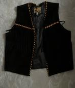 Suéde cowboy “vest.”, Ophalen of Verzenden, Zo goed als nieuw, Zwart