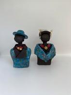 Zeeuwse boer en boerin beeldjes, Antiek en Kunst, Kunst | Beelden en Houtsnijwerken, Ophalen of Verzenden