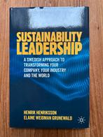 Sustainability Leadership - Henriksson, Grunewald, Boeken, Ophalen of Verzenden, Nieuw, Management
