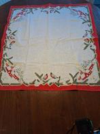 vierkant katoen 75 cm kerst tafelkleed vintage, Ophalen of Verzenden, Gebruikt