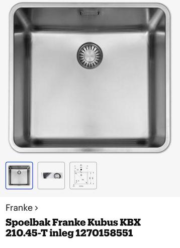 Franke RVS spoelbak NIEUW in doos beschikbaar voor biedingen