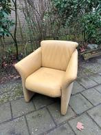 Stoel leder cognac kleur (geel), Ophalen, Overige kleuren, Leer, Eén