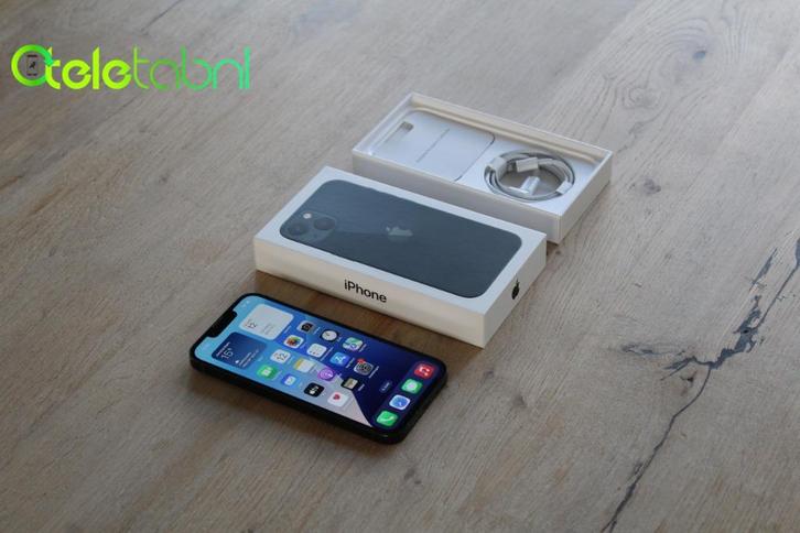 Apple iPhone 13 - 128GB - Zwart | Krasvrij scherm, Telecommunicatie, Mobiele telefoons | Apple iPhone, Gebruikt, 128 GB, Zonder abonnement