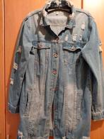 Spijkerjasje met knopen. Maat m, Ophalen of Verzenden, Zo goed als nieuw, Blauw