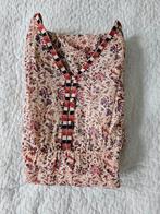 Maison Anje Mooie zomerjurk met bloemenprint - Maat M, Maat 38/40 (M), Beige, Ophalen of Verzenden, Onbekend