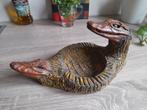 Unieke krokodillen schaal/mand, Schaal, Ophalen of Verzenden, Zo goed als nieuw, Overige vormen