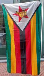 Vlag van Zimbabwe, ca. 88x162cm, Ophalen of Verzenden, Gebruikt