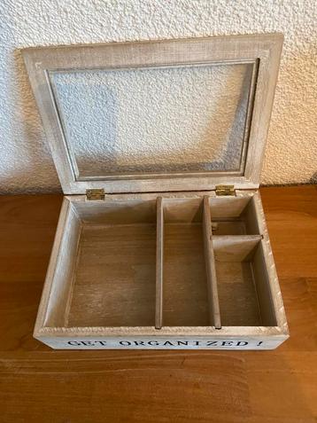 Leuke opbergkistje "Get Organized" beschikbaar voor biedingen