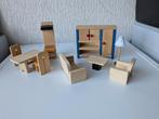 Houten poppenhuis meubeltjes, Verzamelen, Poppenhuizen en Toebehoren, Ophalen of Verzenden, Zo goed als nieuw, Poppenhuis