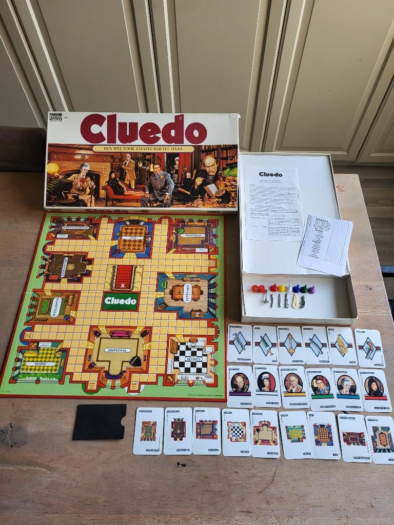 spel Cluedo vintage!, Vijf spelers of meer, Ophalen of Verzenden, Gebruikt