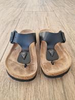 Hush Puppies Sandals Leather Black Size 37, Zwart, Zo goed als nieuw, Hush Puppies, Sandalen of Muiltjes