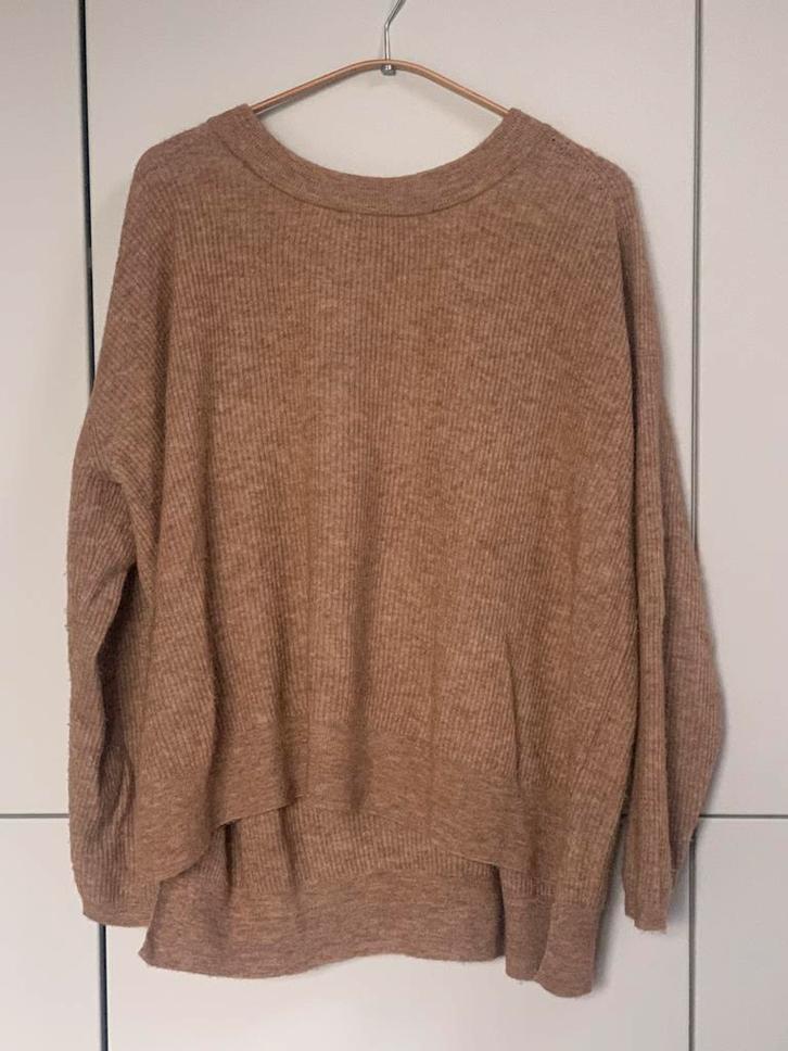 Humanoid trui bruin/roze, Kleding | Dames, Truien en Vesten, Gedragen, Maat 42/44 (L), Bruin, Verzenden