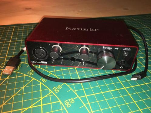 Focusrite Scarlett Solo 3rd Gen, Computers en Software, Geluidskaarten, Zo goed als nieuw, Extern, Ophalen of Verzenden