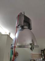 Vintage industriële hanglamp Philips, Huis en Inrichting, Ophalen, Zo goed als nieuw, Metaal of Aluminium