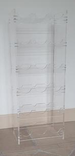 Wijnrek plexiglas, Ophalen, Kunststof, 15 tot 25 flessen, Zo goed als nieuw