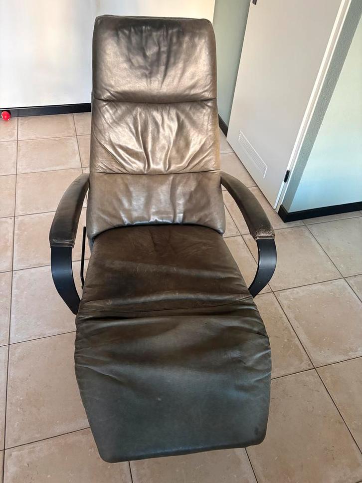Relax fauteuil Humberto - Gratis af te halen!, Huis en Inrichting, Fauteuils, Gebruikt, Leer, 75 tot 100 cm, Ophalen