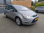 Ford S-Max 160pk EcoBoost Titanium 7pers nw BEURT, Kat,APK, Voorwielaandrijving, 1596 cc, Zwart, 4 cilinders