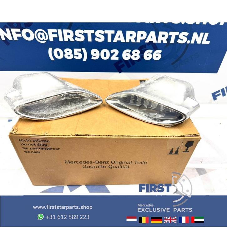W176 W246 W117 UITLAATSIERSTUKKEN LINKS + RECHTS A2464900327, Auto diversen, Tuning en Styling, Ophalen of Verzenden