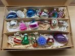 Doos antieke kerstballen en piek, Diversen, Kerst, Verzenden, Gebruikt