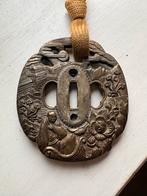Antieke Tsuba Zwaardbeschermer, Antiek en Kunst, Ophalen of Verzenden