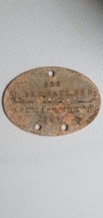 Erkennungsmarke, Ophalen of Verzenden, Landmacht, Nederland