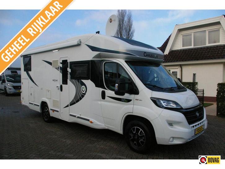 Chausson Welcome 747 GA Enkele bedden, Hefbed., Caravans en Kamperen, Campers, Bedrijf, tot en met 4, Half-integraal, Chausson