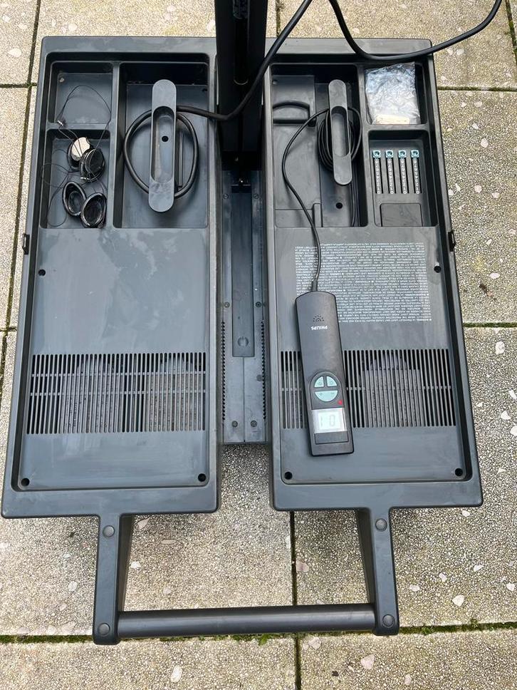 Philips Hoogtezon - Zonnebank, Witgoed en Apparatuur, Zonnebanken en Gezichtsbruiners, Gebruikt, Zonnebank dubbelzijdig, Minder dan 10 lampen