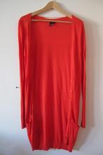 Orange long cardigan (H&M), Kleding | Dames, Truien en Vesten, Oranje, Gedragen, Maat 34 (XS) of kleiner, H&M