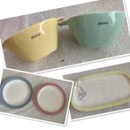 P. Regout / Brocante serviesonderdelen / Pastel, Antiek en Kunst, Ophalen of Verzenden