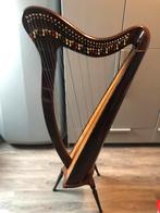 Aoyama harp 34 snaren, incl transporthoes en stemsleutel, Muziek en Instrumenten, Snaarinstrumenten | Harpen, Ophalen, Gebruikt