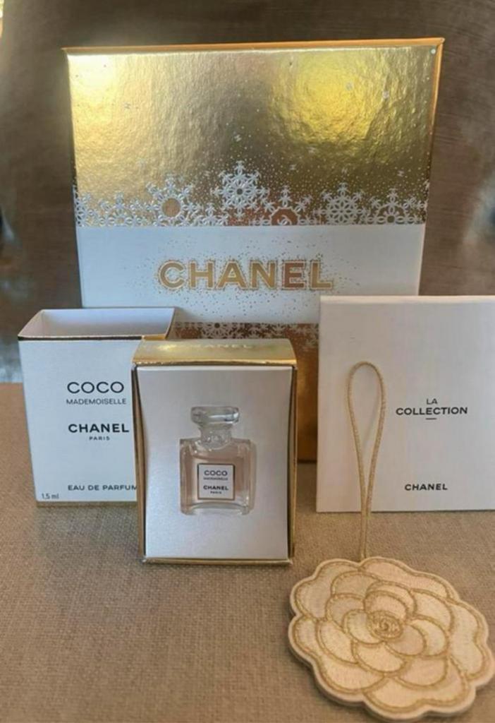 Chanel Coco Mademoiselle miniatuur 1,5 ml in exclusieve set, Verzamelen, Parfumverzamelingen, Nieuw, Miniatuur, Gevuld, Ophalen of Verzenden