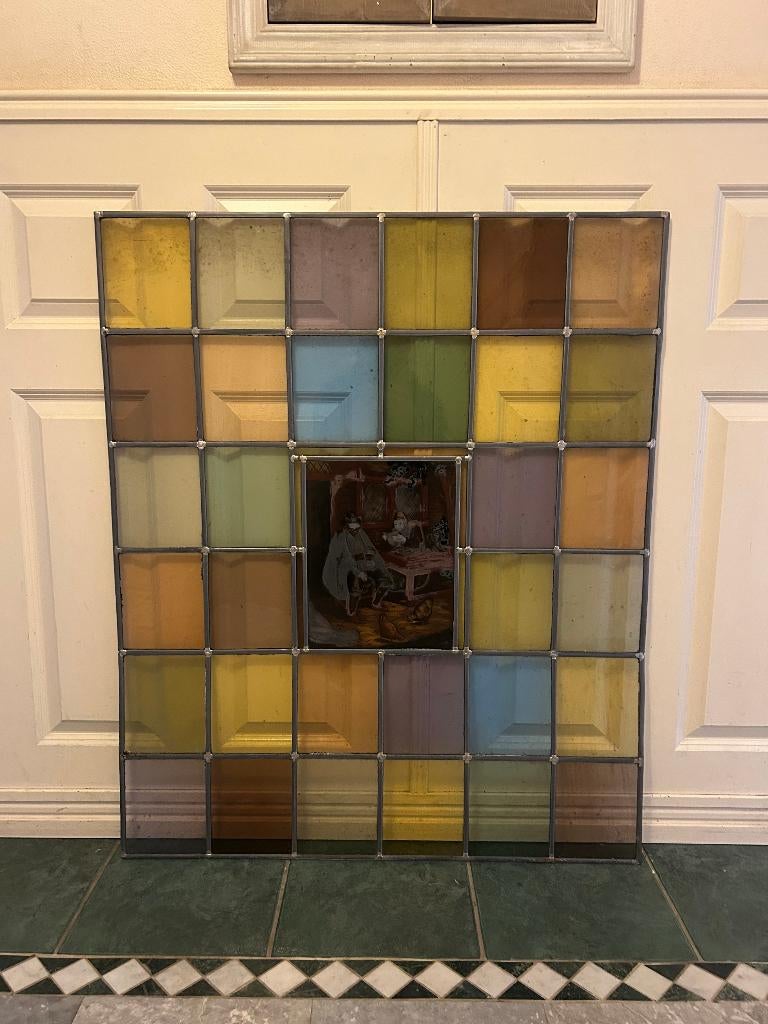 Glas in Lood raam, Ophalen
