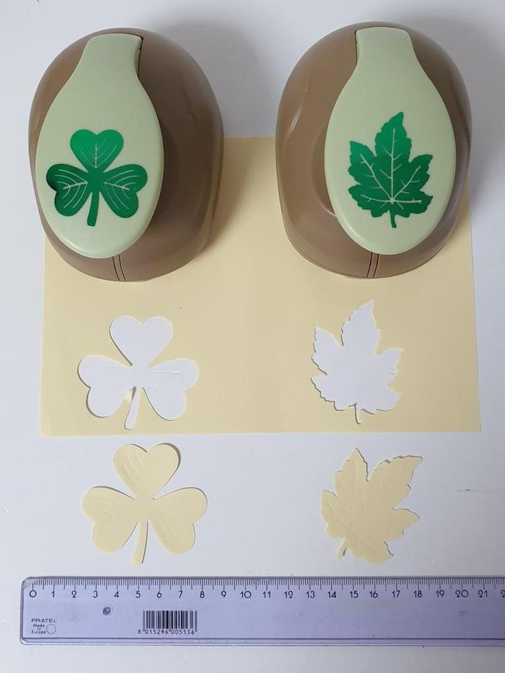 Grote Perforators / figuur pons Blad & Klaver - Scrapbooking, Hobby en Vrije tijd, Knutselen, Zo goed als nieuw, Gereedschap of Toebehoren