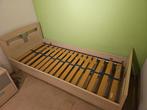 emdeka eenpersoons bed hout/alulook met lattenbodem, Huis en Inrichting, Slaapkamer | Bedden, Ophalen, Gebruikt, 90 cm, Eenpersoons