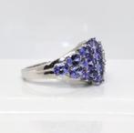 Zilveren 925 Ring. Tanzanite 2.40 Ct, Nieuw, 17.3 mm,, Verzenden, Geen, Nieuw, 17 tot 18