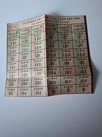 bonkaart tabaks bonnen 1950 document distributie, Verzamelen, Militaria | Tweede Wereldoorlog, Ophalen of Verzenden, Nederland