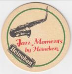 1 HEINEKEN JAZZ MOMENTS BY HEINEKEN BIERVILTJE, Verzenden, Gebruikt, Viltje(s), Heineken