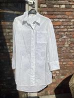 Lange witte blouse maat S, Wit, Ophalen of Verzenden, Zo goed als nieuw, Maat 36 (S)