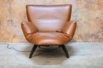 IZG staat leren Leolux Panta Rhei verstelbare relaxfauteuil, Leolux, Leolux, 125 tot 150 cm, Design