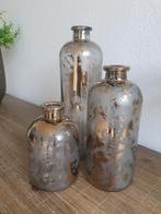3 grote glazen gouden vazen / kruiken
Als nieuw, Huis en Inrichting, Woonaccessoires | Vazen, Ophalen, Overige kleuren, Minder dan 50 cm