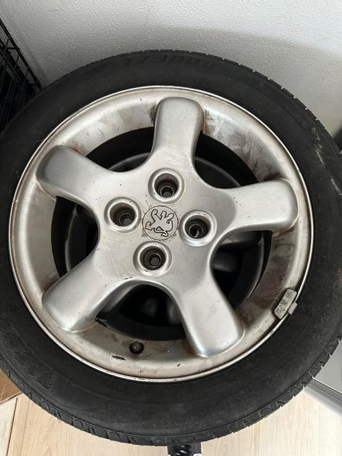 Peugeot 206 GTi Sirocco velgen 4 stuks met band, Auto-onderdelen, Overige Auto-onderdelen, Peugeot, Ophalen