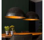 Grote eettafel hanglamp charcoal metaal, Huis en Inrichting, Ophalen, Zo goed als nieuw, Metaal, 75 cm of meer