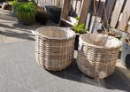 2 prachtige grote nieuwe manden H 38 bovenrand 42 cm, Minder dan 60 cm, Rond, Nieuw, Ophalen of Verzenden