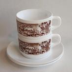 Arcopal France Kop en Schotels - Set van 2, Ophalen of Verzenden