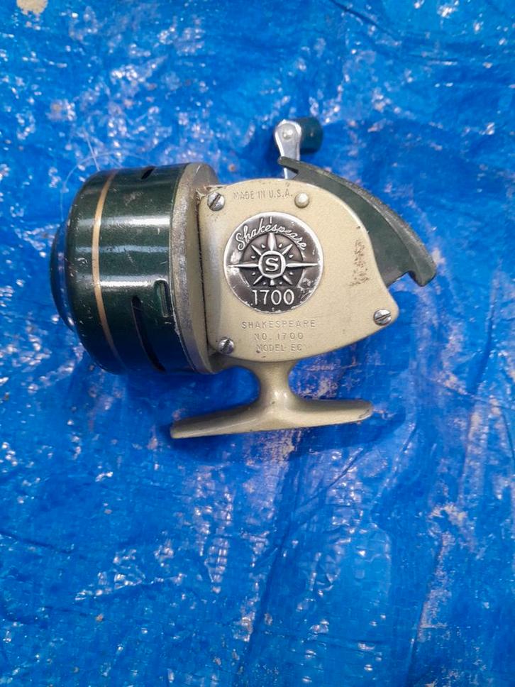 Vintage Shakespeare 1700 Molen - Made in USA, Watersport en Boten, Hengelsport | Karpervissen, Ophalen of Verzenden