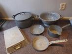 Grijs Gewolkt Emaille Diverse, Antiek en Kunst, Antiek | Emaille, Ophalen of Verzenden