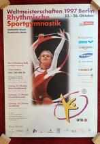 poster WK Ritmische Gymnastiek Berlijn, RSG, met lint, zgan!, Ophalen of Verzenden, Zo goed als nieuw, Overige typen