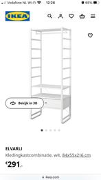 Kledingkast Ikea Elvarli systeem, Huis en Inrichting, Zo goed als nieuw, Ophalen